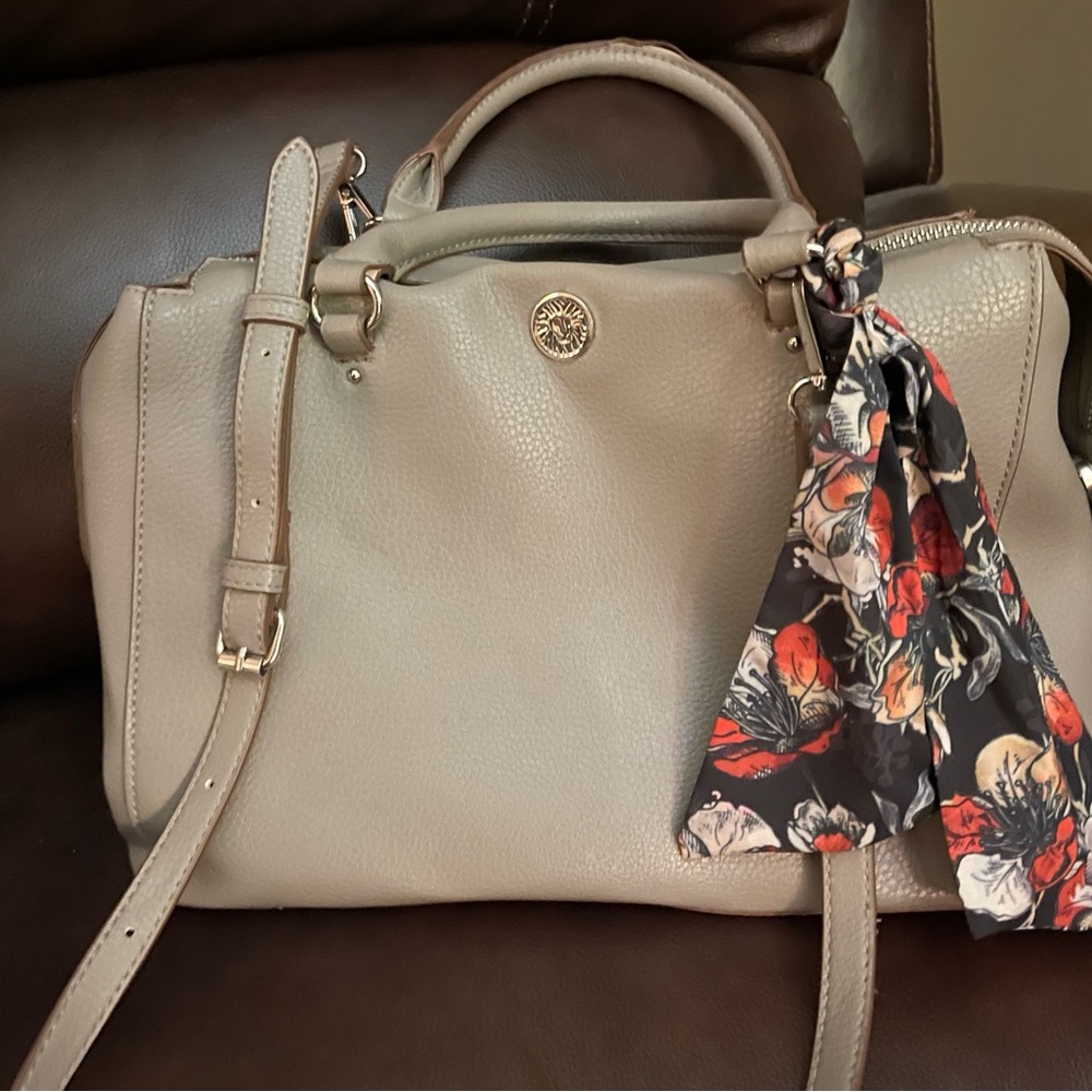 Anne Klein Gray Hand & Shoulder Bag